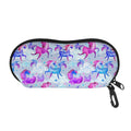 Unicorn Paradise Pattern Print Glasses Case
