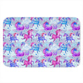 Unicorn Paradise Pattern Print Indoor Door Mat
