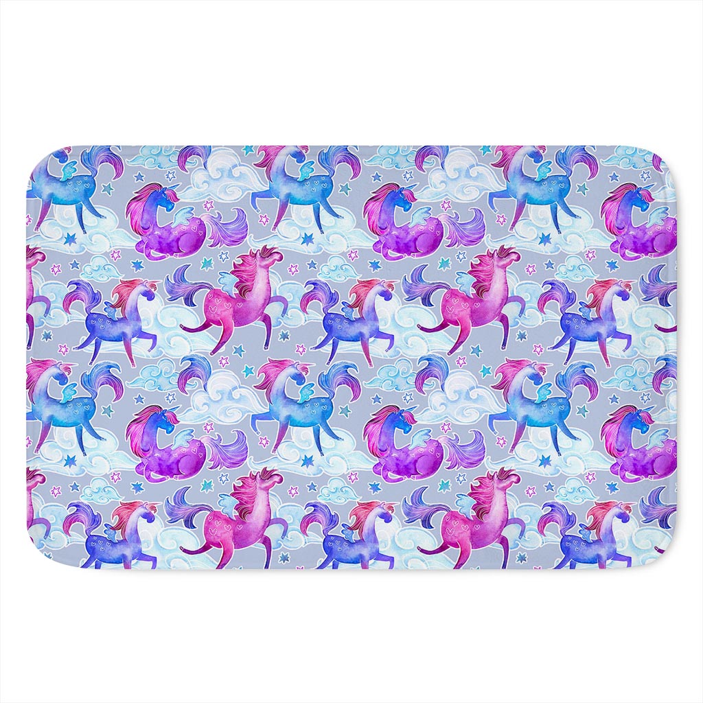 Unicorn Paradise Pattern Print Indoor Door Mat