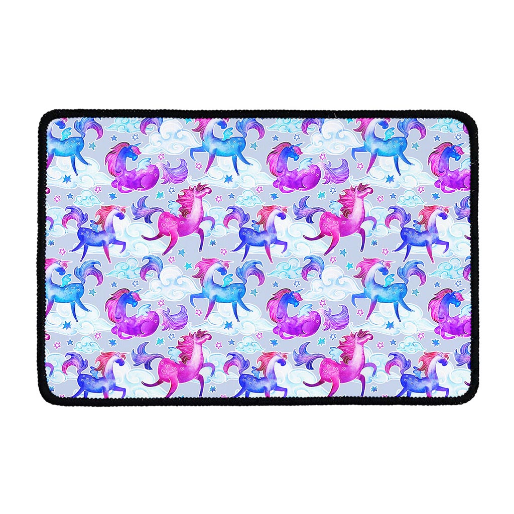 Unicorn Paradise Pattern Print Kitchen Mat