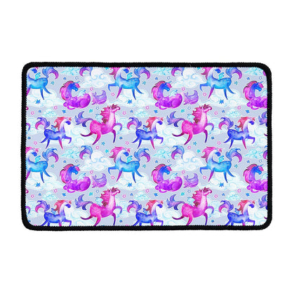 Unicorn Paradise Pattern Print Kitchen Mat