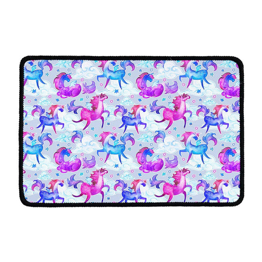Unicorn Paradise Pattern Print Kitchen Mat