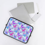Unicorn Paradise Pattern Print Laptop Sleeve