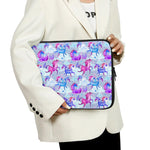 Unicorn Paradise Pattern Print Laptop Sleeve