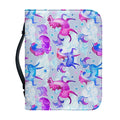 Unicorn Paradise Pattern Print Leather Bible Cover