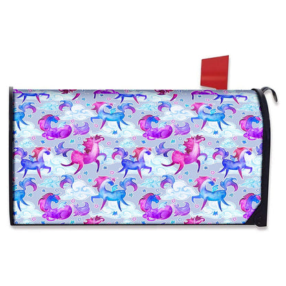 Unicorn Paradise Pattern Print Mailbox Cover