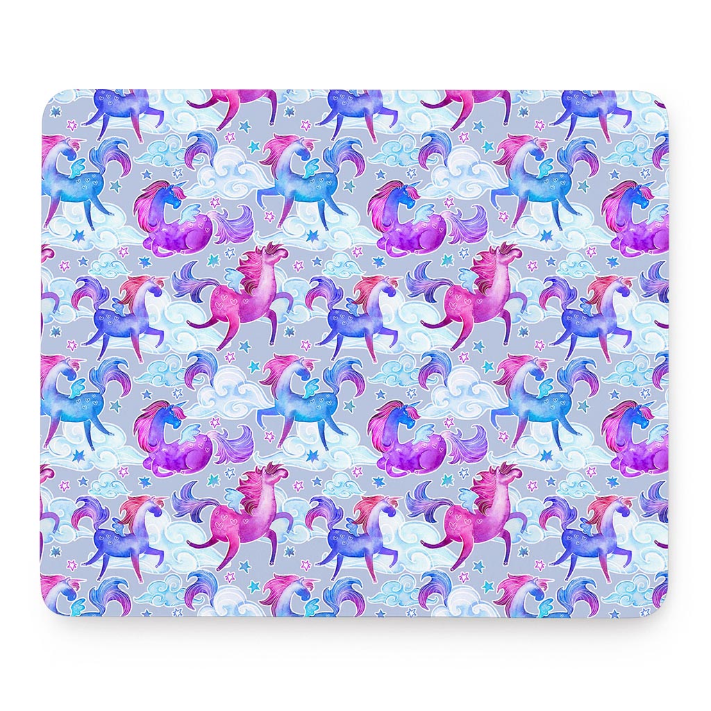Unicorn Paradise Pattern Print Mouse Pad