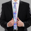 Unicorn Paradise Pattern Print Necktie