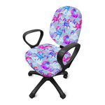 Unicorn Paradise Pattern Print Office Chair Cover