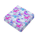 Unicorn Paradise Pattern Print Outdoor Seat Cushion Cover