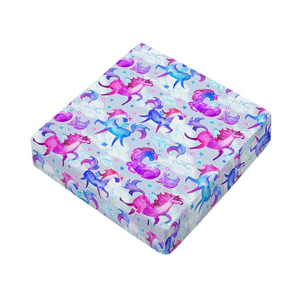 Unicorn Paradise Pattern Print Outdoor Seat Cushion Cover
