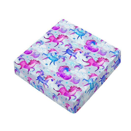 Unicorn Paradise Pattern Print Outdoor Seat Cushion Cover