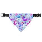 Unicorn Paradise Pattern Print Over The Collar Dog Bandana