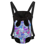 Unicorn Paradise Pattern Print Pet Carrier Backpack