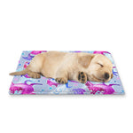 Unicorn Paradise Pattern Print Pet Cooling Mat Cover