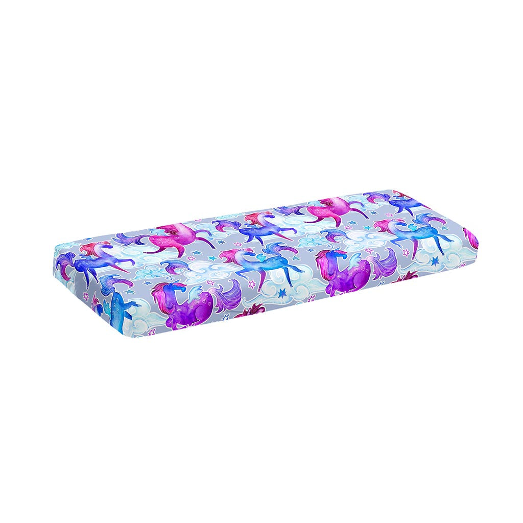 Unicorn Paradise Pattern Print Piano Keyboard Cover