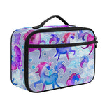 Unicorn Paradise Pattern Print Portable Lunch Bag