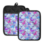 Unicorn Paradise Pattern Print Pot Holders With Pocket