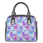 Unicorn Paradise Pattern Print Shoulder Handbag