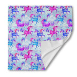 Unicorn Paradise Pattern Print Silk Bandana