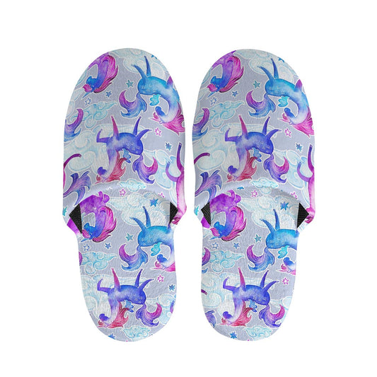 Unicorn Paradise Pattern Print Slippers