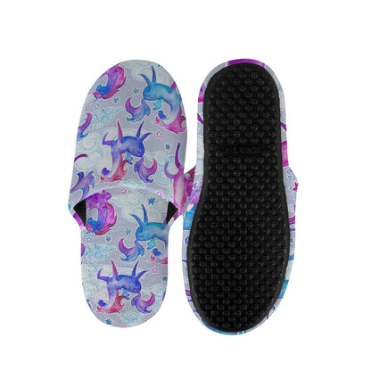 Unicorn Paradise Pattern Print Slippers