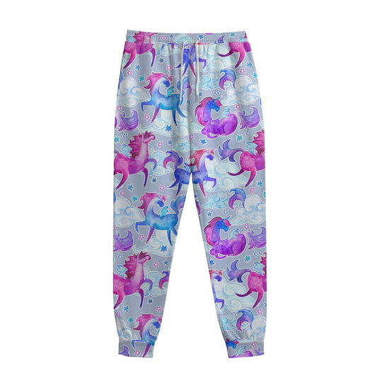 Unicorn Paradise Pattern Print Sweatpants