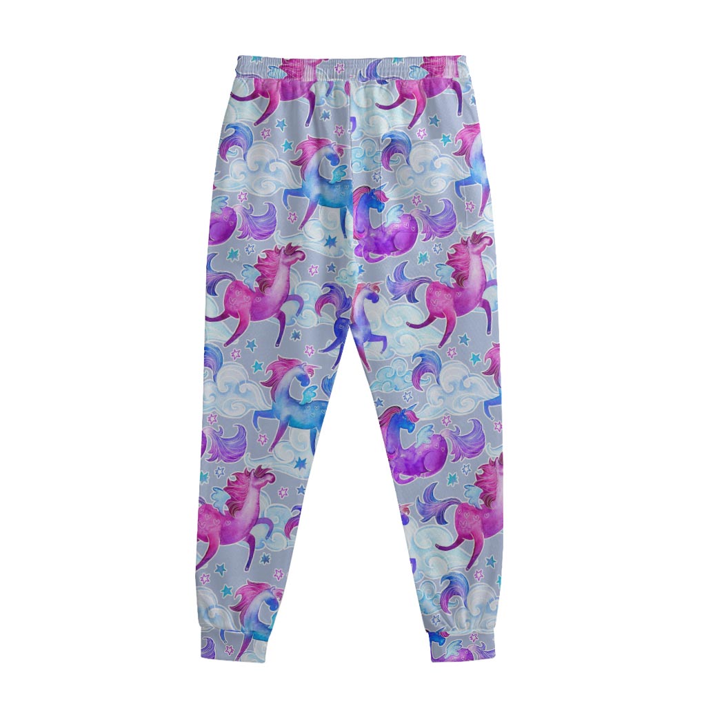 Unicorn Paradise Pattern Print Sweatpants