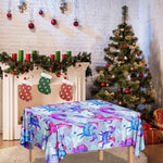 Unicorn Paradise Pattern Print Tablecloth