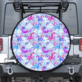 Unicorn Paradise Pattern Print Tire Cover