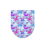Unicorn Paradise Pattern Print Toilet Lid Cover