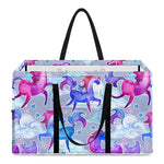 Unicorn Paradise Pattern Print Utility Tote Bag