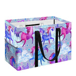 Unicorn Paradise Pattern Print Utility Tote Bag
