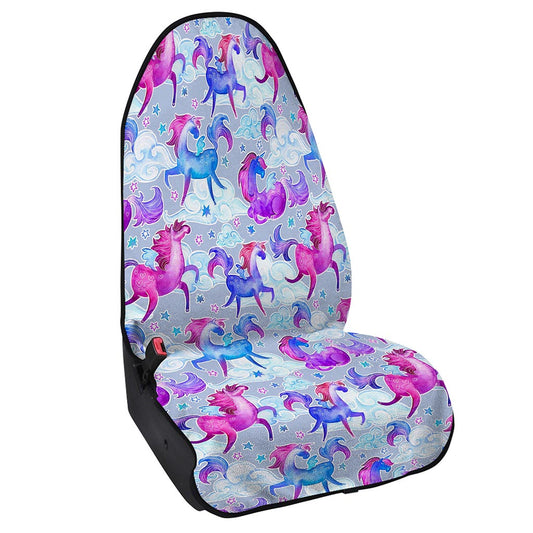 Unicorn Paradise Pattern Print Waterproof Car Seat Cover