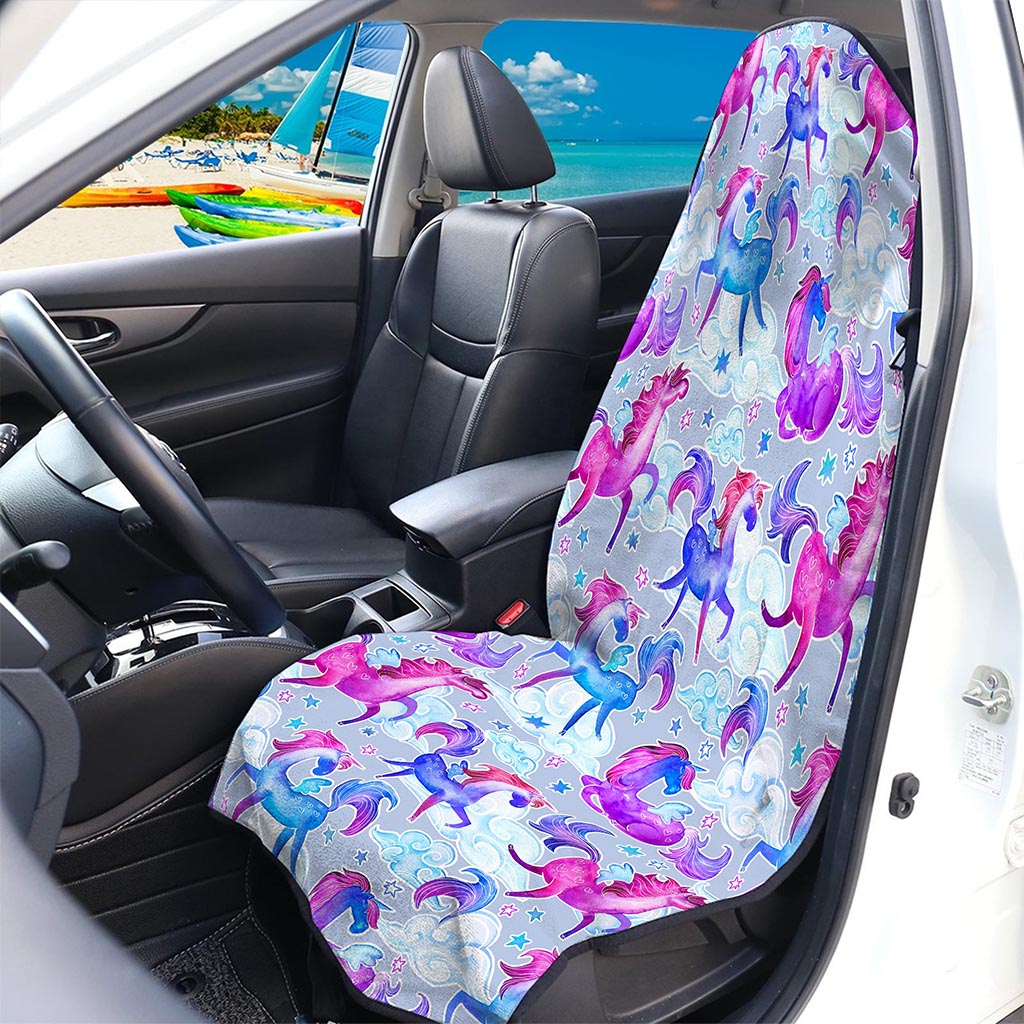 Unicorn Paradise Pattern Print Waterproof Car Seat Cover