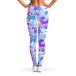 Unicorn Paradise Pattern Print Women's Leggings