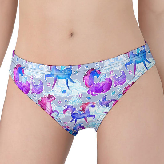 Unicorn Paradise Pattern Print Women's Panties