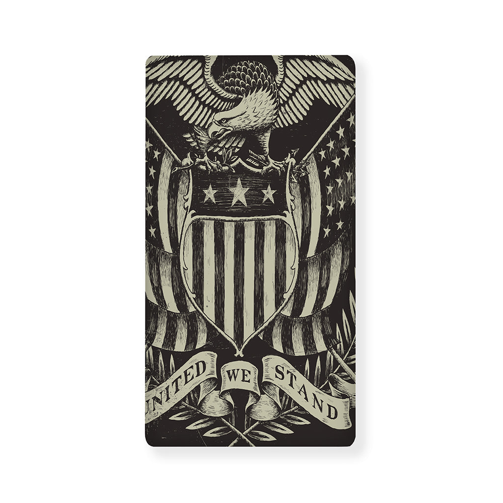 United We Stand American Flag Print Baby Crib Sheet