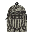 United We Stand American Flag Print School Backpack