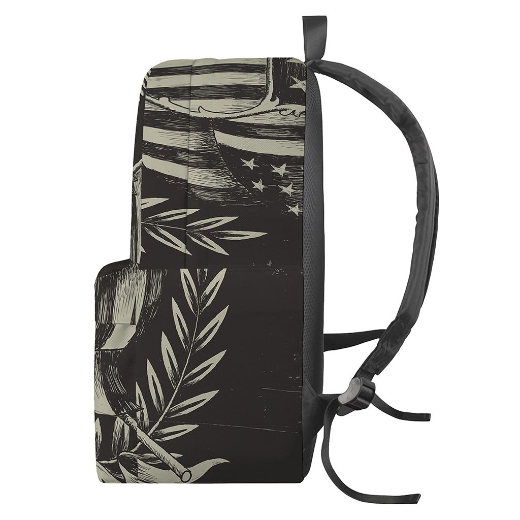 United We Stand American Flag Print Backpack