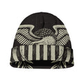 United We Stand American Flag Print Beanie
