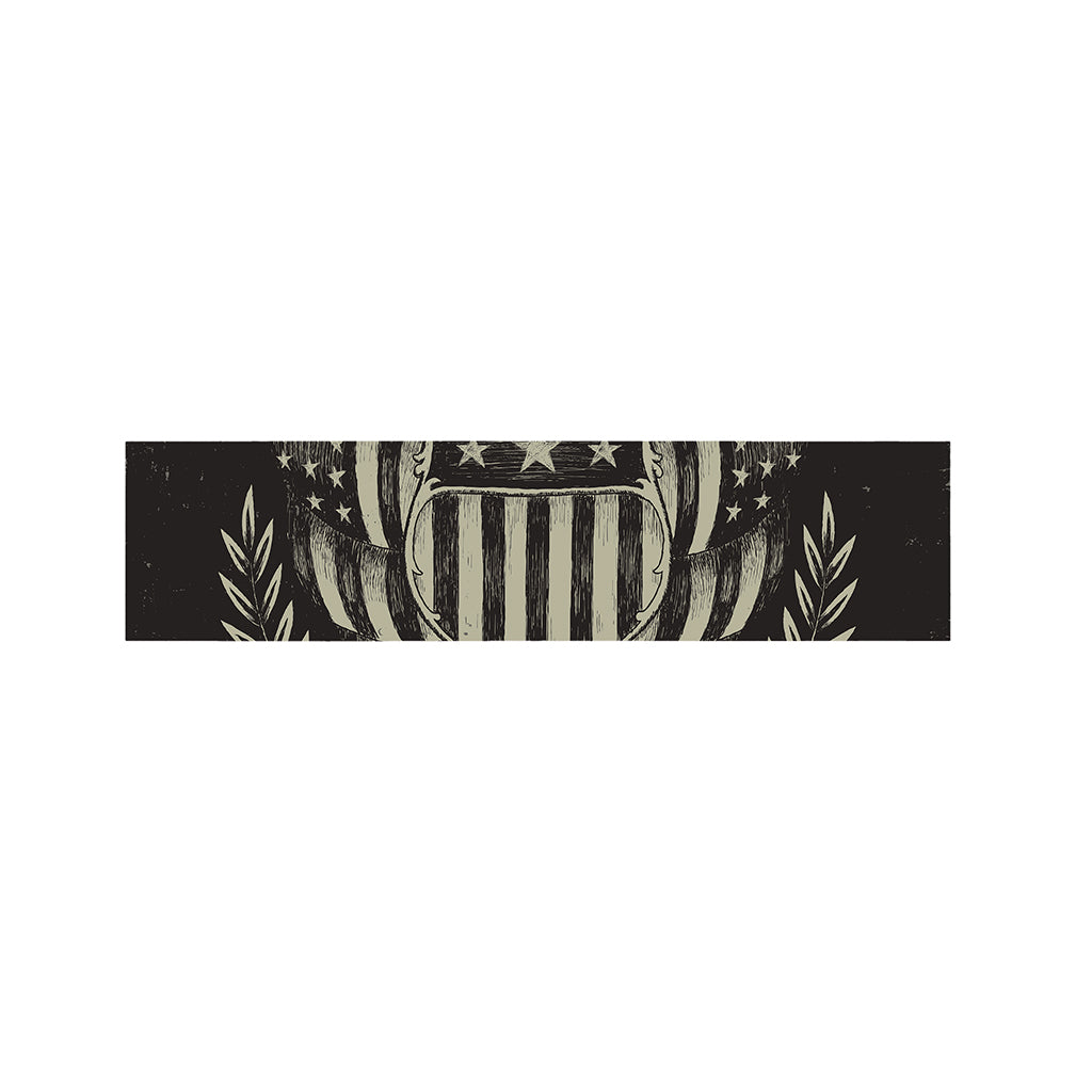 United We Stand American Flag Print Bed Runner