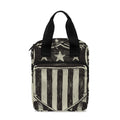 United We Stand American Flag Print Bible Tote Bag