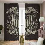 United We Stand American Flag Print Blackout Pencil Pleat Curtains