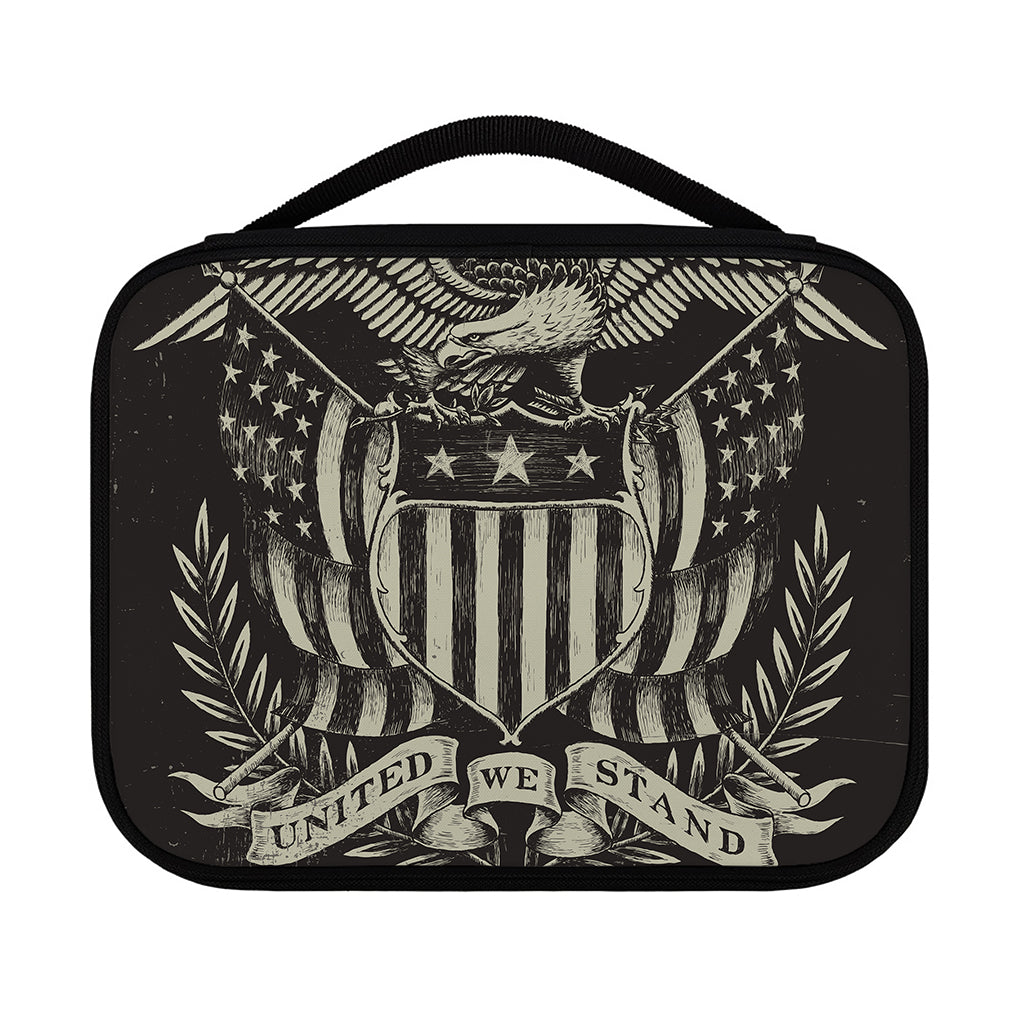 United We Stand American Flag Print Classic Bible Case