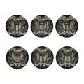 United We Stand American Flag Print Coaster Set