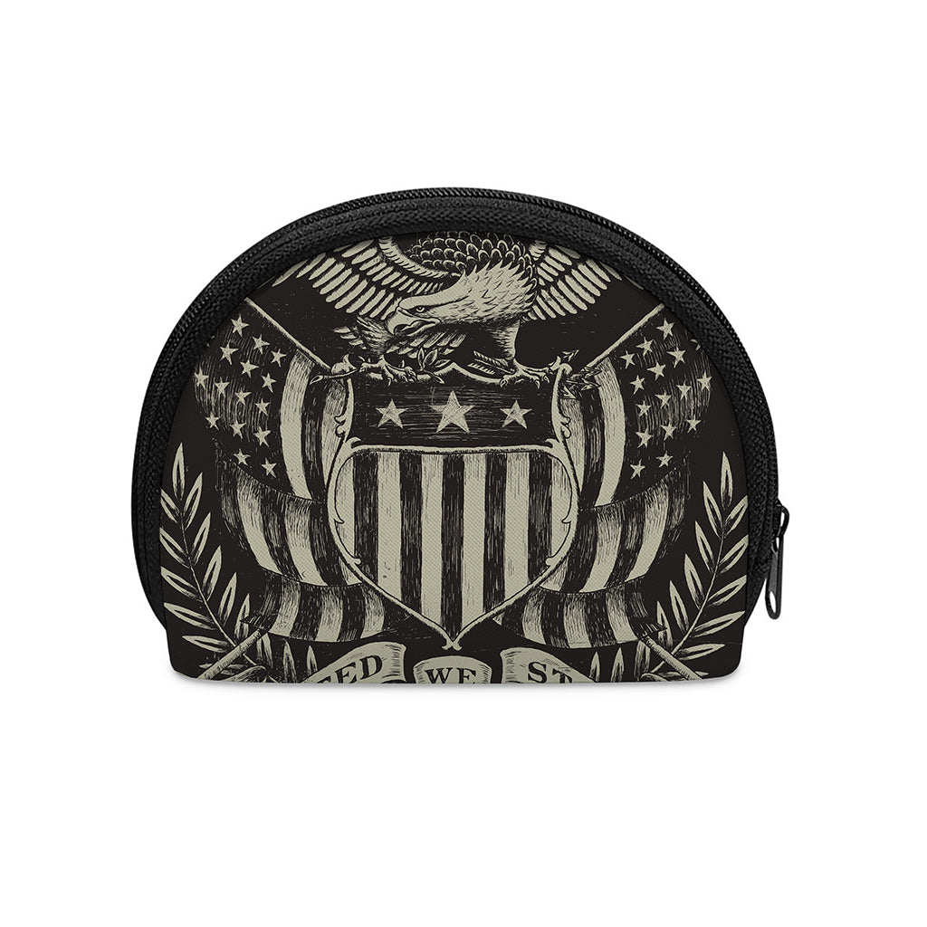 United We Stand American Flag Print Coin Purse
