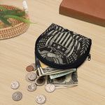 United We Stand American Flag Print Coin Purse