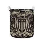 United We Stand American Flag Print Collapsible Laundry Basket