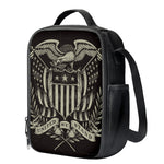 United We Stand American Flag Print Crossbody Lunch Bag